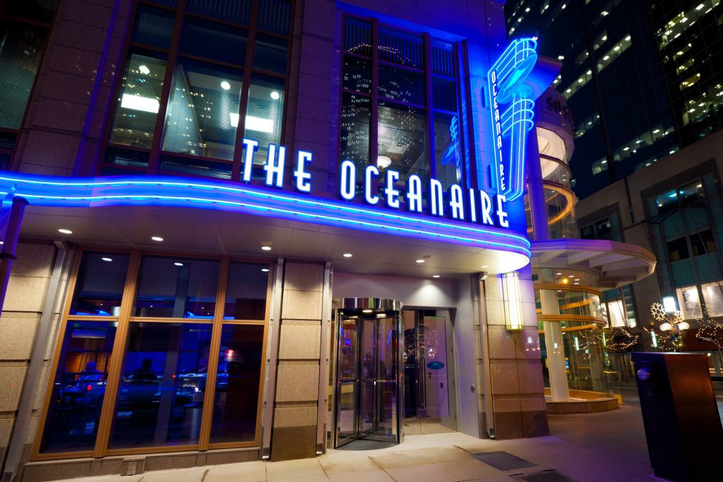 The Oceanaire Seafood Room restaurants open on Christmas
