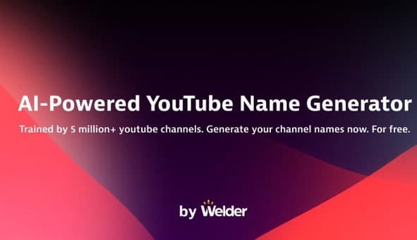 Youtube Name Generator by getwelder.com