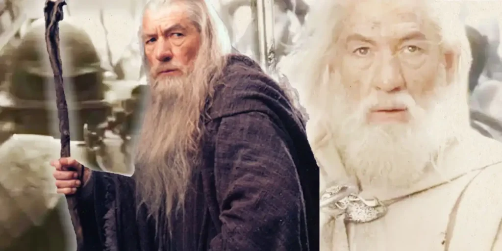 Gandalf the white the grey is the wizard the spirit